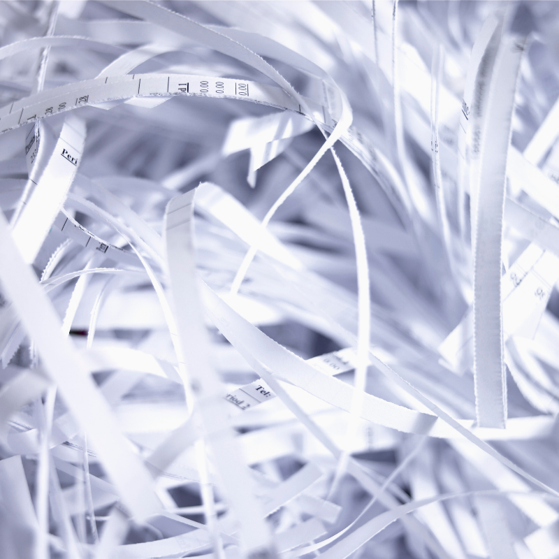 shredded paper